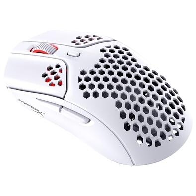 Mouse Gamer Sem Fio HyperX Haste 16000 DPI 6 Botões Branco - 4P5D8AA