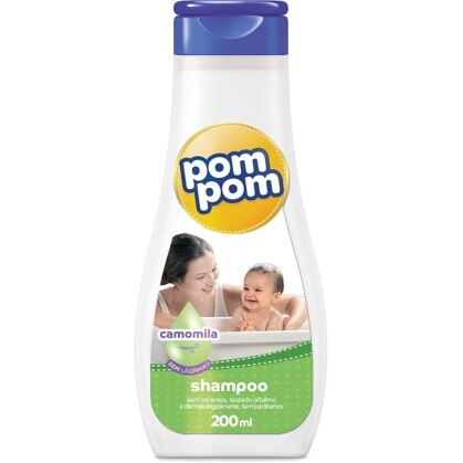 3 Unidades Shampoo Infantil Pom Pom Camomila - 200ml