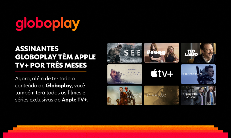Garanta 3 Meses de Apple TV+ com o Seu Globo Play!