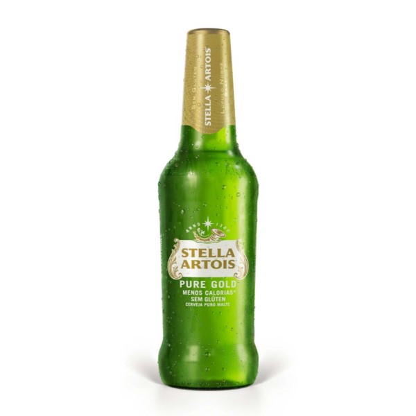 Stella Artois Cerveja Pure Gold sem Glúten Long Neck