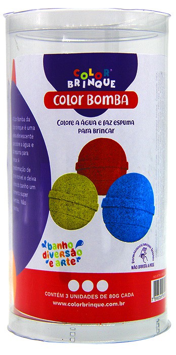 Color Bomba  - Color Brinque - Colore a água e faz espuma para brincar