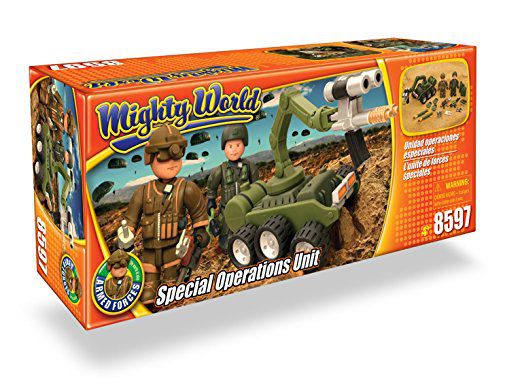 Brinquedo Conjunto Militar MIghty World - Unidade de Operações Especiais