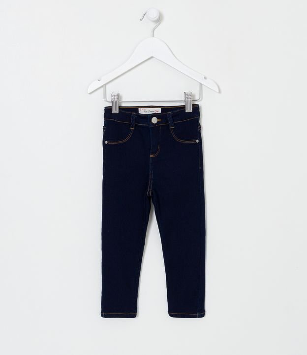 Calça Infantil em Jeans Básica - Tam 1 a 5 Anos
