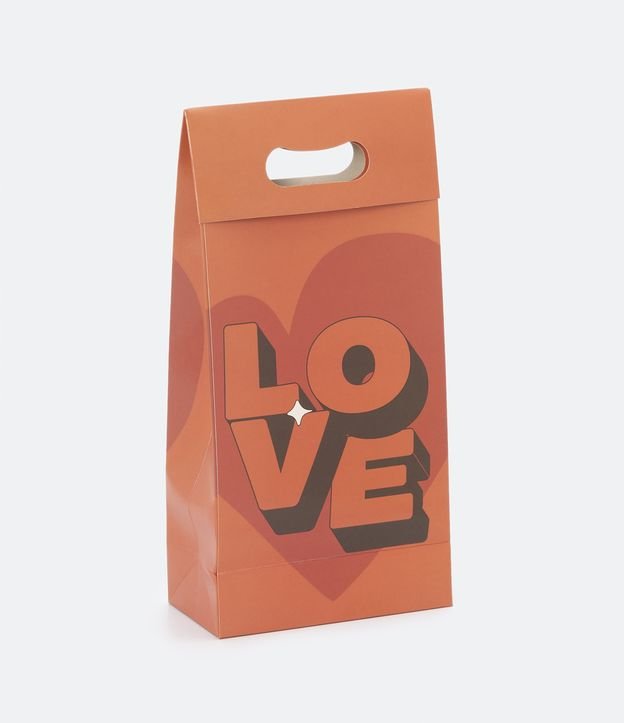 Embalagem de Presente com Estampa Love You