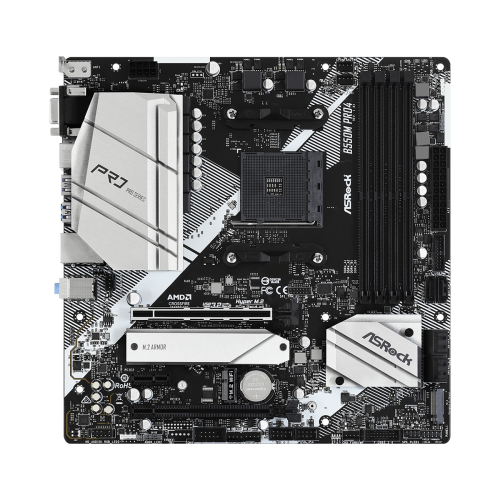 Placa Mãe Asrock B550m Pro4 DDR4 Socket AM4 Chipset Intel B550