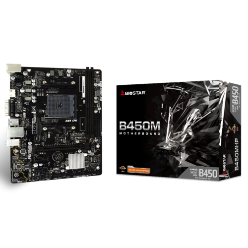 Placa Mae Biostar B450MHP DDR4 Socket AM4 M-ATX Chipset AMD B450