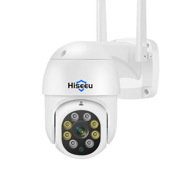 Câmera de Segurança Hiseeu 8mp Wi-Fi com Visão Noturna à Prova d'Água IP66 WHD318