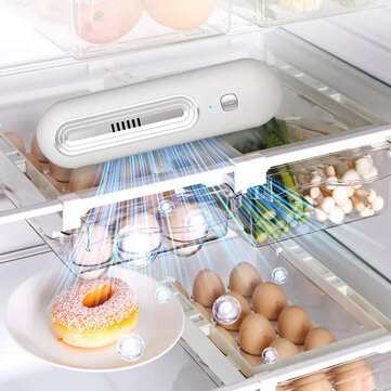 [1ª Compra+seguro tarifário] Desodorizador de geladeira recarregável por USB Purificador de ar portátil