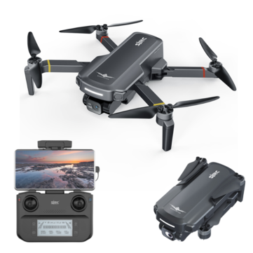Drone SJRC F5S PRO+ PRO Plus GPS FPV de 3.5KM com Câmera4K EIS e Gimbal de 2 Eixos Duas Baterias