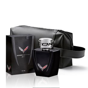 Kit Corvette Black Desodorante Colônia Masculina + Nécessaire Black Jequiti - 1 un