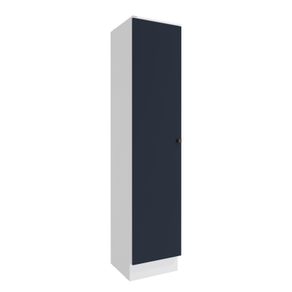 Paneleiro Celeste Kappesberg 100% MDF 1 Porta Branco/Azul 50cm