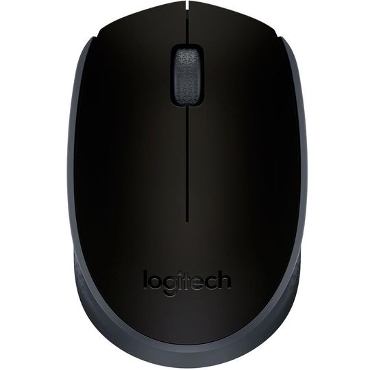 Mouse Logitech M170 Sem Fio Preto e Cinza