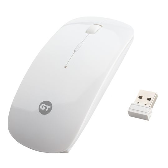 Mouse Sem Fio USB WSL Branco | Goldentec