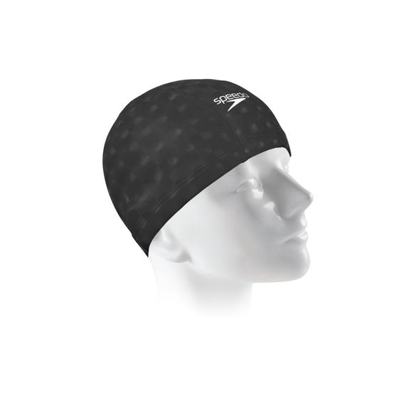 Touca de natação em tecido ultra confortavel - comfort 3D cap - PRETO - ÚNICO