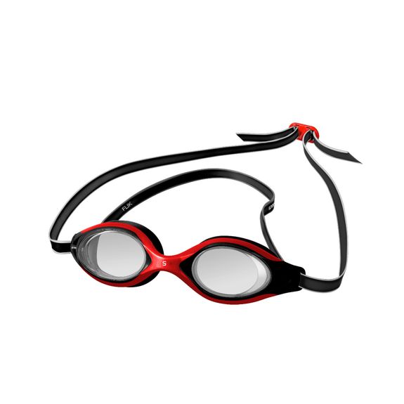 Óculos de natação Flik - VERMELHO CRISTAL - ÚNICO