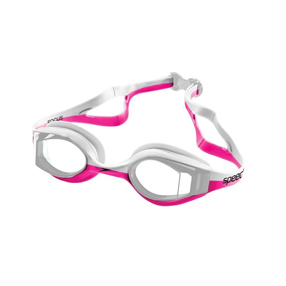 Óculos de natação Focus - ROSA CRISTAL - ÚNICO