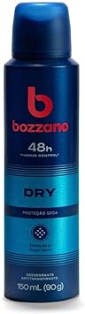 2 Unidades Desodorante Aerossol Antitranspirante Masculino Bozzano Dry - 150ml