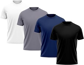 Kit 4 Camisetas Masculina Dry Fit Proteção Solar UV
