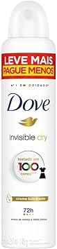 Desodorante Dove Antitranspirante Invisible Dry - 250ml