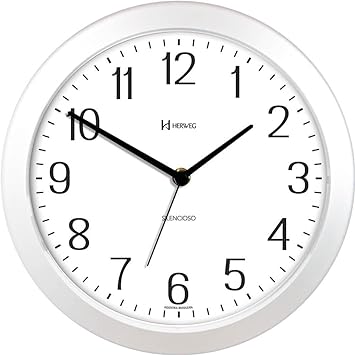 Amazon - Relógio de Parede Silencioso Herweg Quartz - R$37,74
