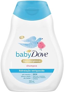 Shampoo Baby Dove Hidratação Enriquecida 200 Ml, Baby Dove, 200 Ml