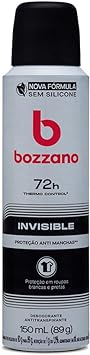 [Rec] Desodorante Aerossol Invisível, Bozzano, Branco - Anti manchas, 72h