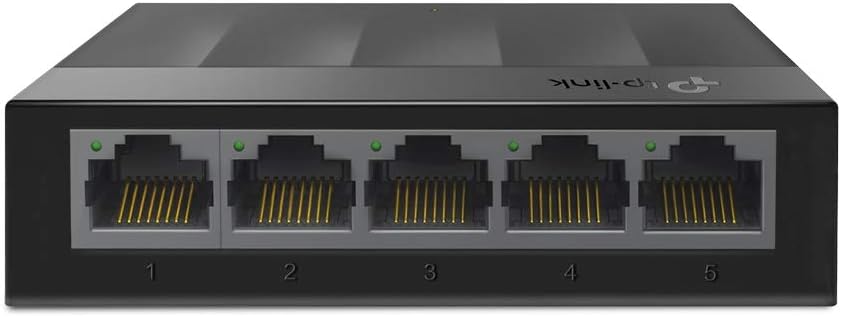 Switch Gigabit de Mesa TP-Link 5 Portas 10/100/1000Mbps - LS1005G