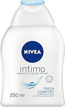 10 Unidades NIVEA Sabonete Líquido Íntimo Fresh Comfort 250ml