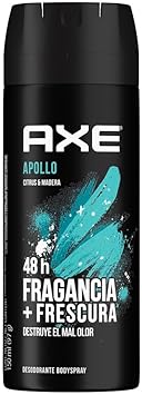 10 Unidades Antitranspirante Aerosol Axe Apollo Proteção + Perfume Vetiver E Mandarina 150ml