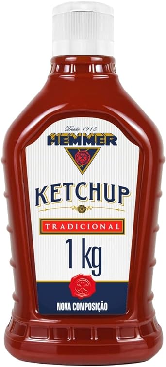 Amazon - Ketchup Tradicional Hemmer Bisnaga 1kg - R$12,47