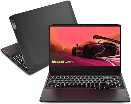 Notebook Lenovo ideapad Gaming 3 Ryzen 7-5800H 8GB SSD 256GB GTX 1650 Tela 15.6" FHD Linux - 82MJS00400