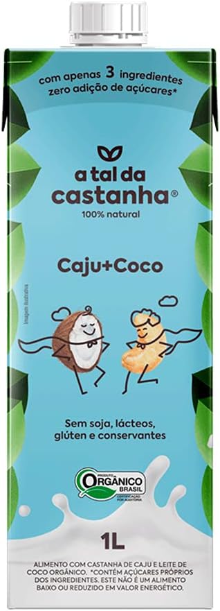 Bebida Vegetal A Tal da Castanha Caju+Coco - 1L
