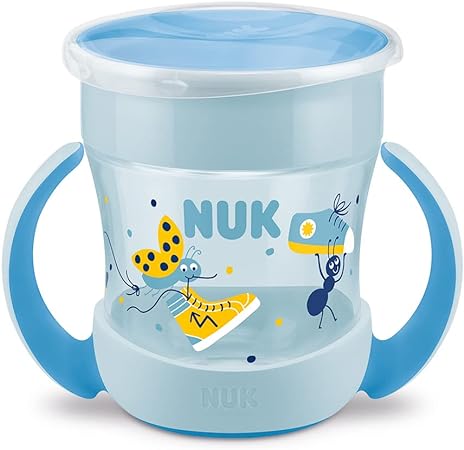 Copo Mini Magic Cup 360º  com Alça NUK Evolution 160ml – Boy, NUK, Azul