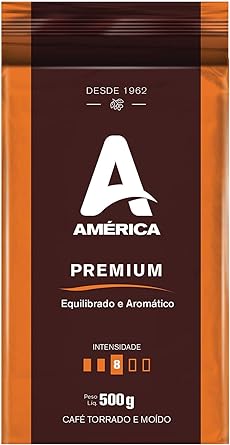 (REC) América Café Torrado E Moído Vácuo Premium 500 G