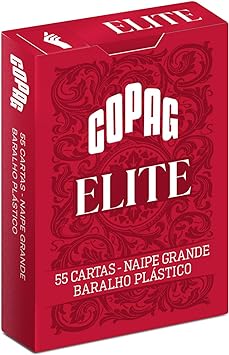 Amazon - Baralho Copag Elite Vermelho Naipe Grande - R$23,37