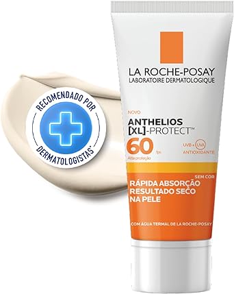 Protetor Solar Facial La Roche-Posay Anthelios XL-Protect Sem Cor FPS60 - 40g
