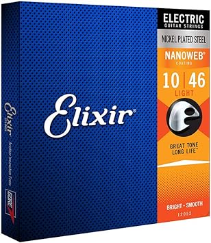 Encordoamento Elixir .010 para Guitarra Nanoweb Light - 12052