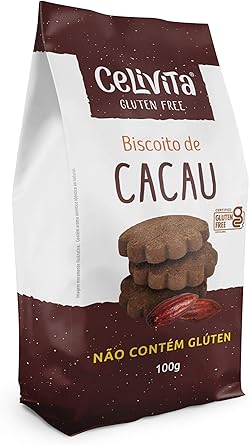 [Recorrência] [+Por- R$3.9] Biscoito de Cacau sem Glúten, 100G