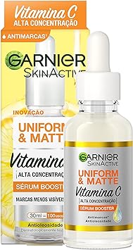 Sérum Facial Antimarcas Garnier Uniform & Matte Vitamina C 30ml