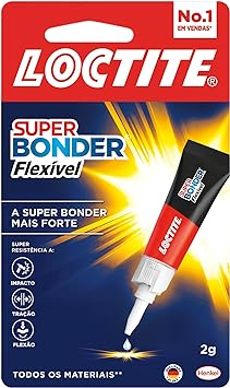 [+Por- R$4] Loctite Super Bonder Power Gel, Cola Transparente com Fórmula Especial Flexível
