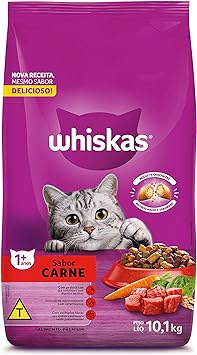 Ração Whiskas Carne para Gatos Adultos 10KG