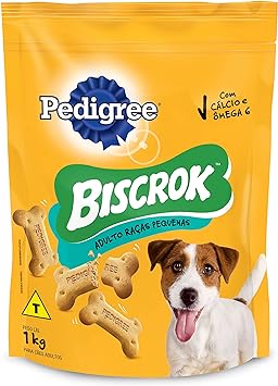 [REC] Biscoito Pedigree Biscrok Para Cães Adultos Raças Pequenas 1 kg