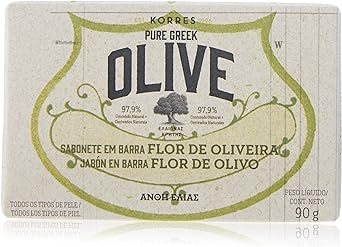 Óleo de Oliva e Flor Sabonete especial em Barra 90G, Korres