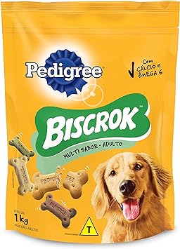 Biscoito Pedigree Biscrok Para Cães Adultos Multi 1 kg