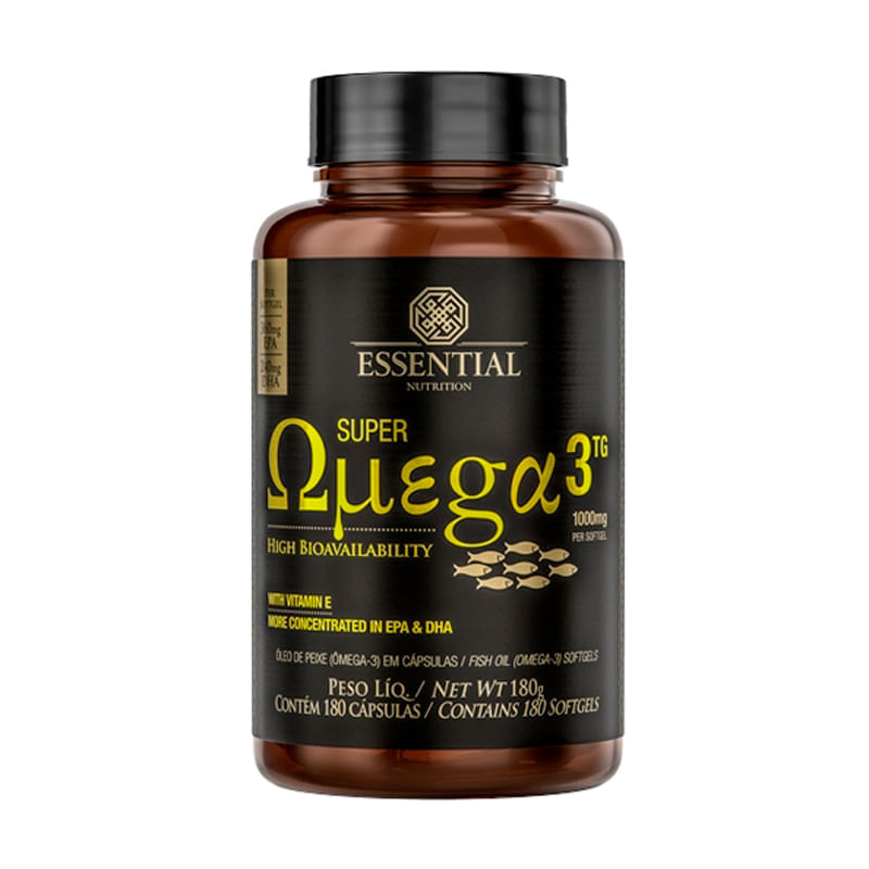Super Omega-3 TG Essential Nutrition 1000mg 180 Cápsulas