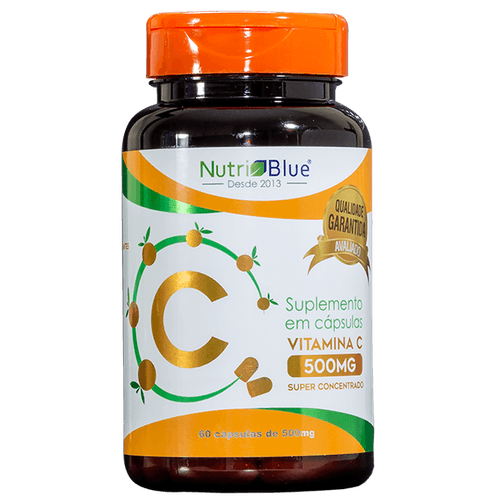 Vitamina "C" Super Concentrado Nutriblue 60 capsulas de 500mg