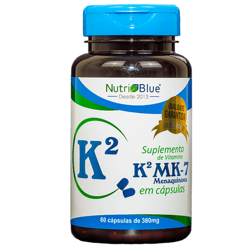 Suplemento de Vitamina "K2" MK7 Em Capsulas Nutriblue
