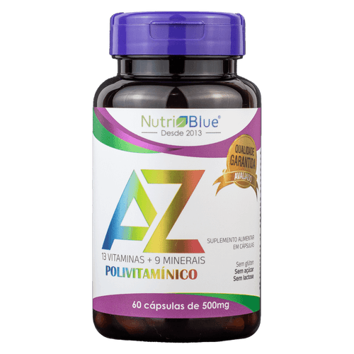 Polivitaminico Nutriblue - Vitaminas e Minerais de A-Z