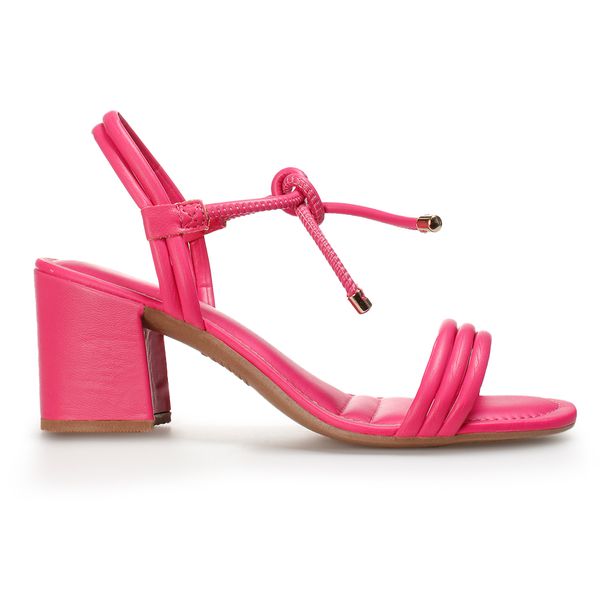 Sandália Salto Médio Dakota Summer Vibes Colors Pink Feminino
