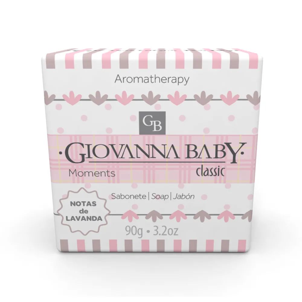 [R$3,53 L3P2] Sabonete Giovanna Baby Moments Classic Notas De Lavanda 90g